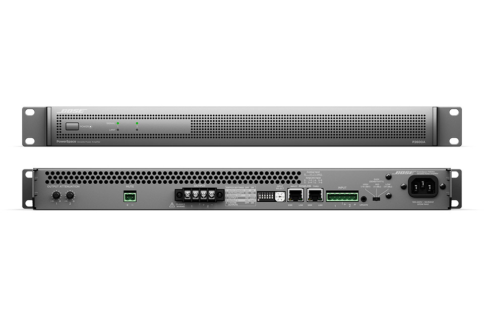 Bose PowerSpace P2600A Amplifier - Side View